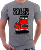 Drive The Classic Citroen 2CV. T-shirt in Heather Grey Colour