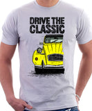 Drive The Classic Citroen 2CV. T-shirt in White Colour