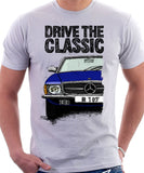 Drive The Classic Mercedes R107. T-shirt in White Colour