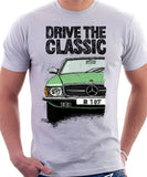 Drive The Classic Mercedes R107. T-shirt in White Colour