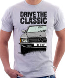 Drive The Classic Mercedes R107. T-shirt in White Colour