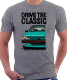 Drive The Classic Peugeot 205 GTI. T-shirt in Heather Grey Colour