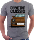 Drive The Classic Porsche 924. T-shirt in Heather Grey Colour