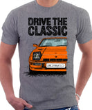 Drive The Classic Porsche 924 Turbo. T-shirt in Heather Grey Colour