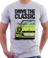 Drive The Classic Porsche 924 Turbo. T-shirt in White Colour