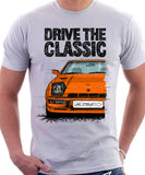 Drive The Classic Porsche 924 Turbo. T-shirt in White Colour