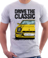 Drive The Classic Porsche 924 Turbo. T-shirt in White Colour