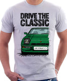 Drive The Classic Porsche 924 Turbo. T-shirt in White Colour