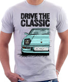 Drive The Classic Porsche 924. T-shirt in White Colour