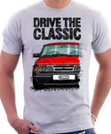 Drive The Classic Saab 900 Late Model. T-shirt in White Colour