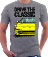 Drive The Classic Toyota MR2 Mk2. T-shirt in Heather Grey Colour