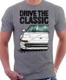 Drive The Classic Toyota MR2 Mk2. T-shirt in Heather Grey Colour