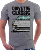 Drive The Classic Toyota MR2 Mk2. T-shirt in Heather Grey Colour