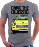 Drive The Classic Trabant. T-shirt in Heather Grey Colour