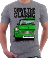 Drive The Classic Trabant. T-shirt in Heather Grey Colour