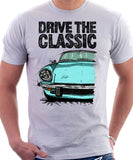 Drive The Classic Triumph Spitfire Mk4 Softtop. T-shirt in White Colour