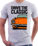 Drive The Classic Triumph Spitfire Mk4 Softtop. T-shirt in White Colour