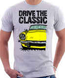 Drive The Classic Triumph Spitfire Mk4 Softtop. T-shirt in White Colour