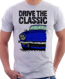 Drive The Classic Triumph Spitfire Mk4 Hardtop. T-shirt in White Colour