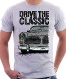 Drive The Classic Volvo Amazon. T-shirt in White Colour