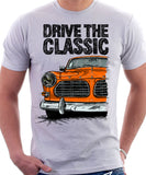 Drive The Classic Volvo Amazon. T-shirt in White Colour