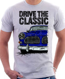 Drive The Classic Volvo Amazon. T-shirt in White Colour