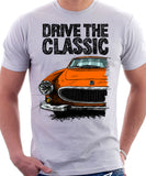 Drive The Classic Volvo P1800 Late Model. T-shirt in White Colour