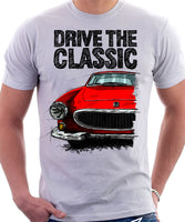 Drive The Classic Volvo P1800 Late Model. T-shirt in White Colour