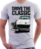 Drive The Classic Volvo P1800 Late Model. T-shirt in White Colour