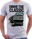 Drive The Classic Volvo P1800 Late Model. T-shirt in White Colour