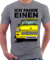 Ich Fahre Einen Trabant. T-shirt in Heather Grey Colour