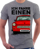 Ich Fahre Einen Trabant. T-shirt in Heather Grey Colour