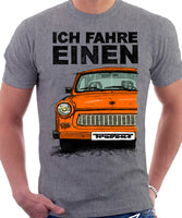 Ich Fahre Einen Trabant. T-shirt in Heather Grey Colour