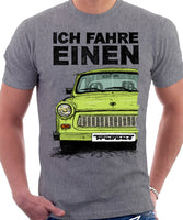 Ich Fahre Einen Trabant. T-shirt in Heather Grey Colour