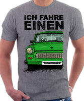 Ich Fahre Einen Trabant. T-shirt in Heather Grey Colour