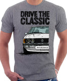 Drive The Classic VW Scirocco Mk1. T-shirt in Heather Grey Colour