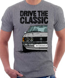 Drive The Classic VW Scirocco Mk1. T-shirt in Heather Grey Colour