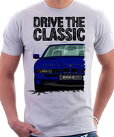 Drive The Classic BMW E31 Early Model. T-shirt in White Colour