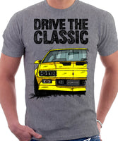 Drive The Classic Chevrolet Camaro 3 Gen Iroc-Z. T-shirt in Heather Grey Colour