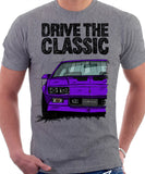 Drive The Classic Chevrolet Camaro 3 Gen Iroc-Z. T-shirt in Heather Grey Colour