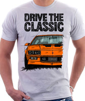 Drive The Classic Chevrolet Camaro 3 Gen Iroc-Z. T-shirt in White Colour