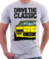 Drive The Classic Chevrolet Camaro 3 Gen Sport Coupe. T-shirt in White Colour