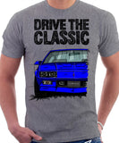 Drive The Classic Chevrolet Camaro 3 Gen Z28 Late Model. T-shirt in Heather Grey Colour