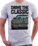 Drive The Classic Chevrolet Corvette C4 Late Model. T-shirt in White Colour