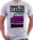 Drive The Classic Fiat 126 Early Model. T-shirt in White Colour