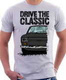 Drive The Classic Fiat 126 Early Model. T-shirt in White Colour