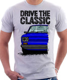 Drive The Classic Fiat 126 Late Model. T-shirt in White Colour