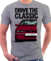 Drive The Classic Opel Calibra Late Model. T-shirt in Heather Grey Colour