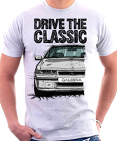 Drive The Classic Opel Calibra Late Model. T-shirt in White Colour