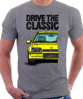 Drive The Classic Opel Kadett E GSI. T-shirt in Heather Grey Colour